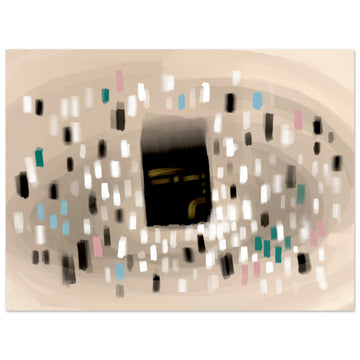 Kaaba art print 