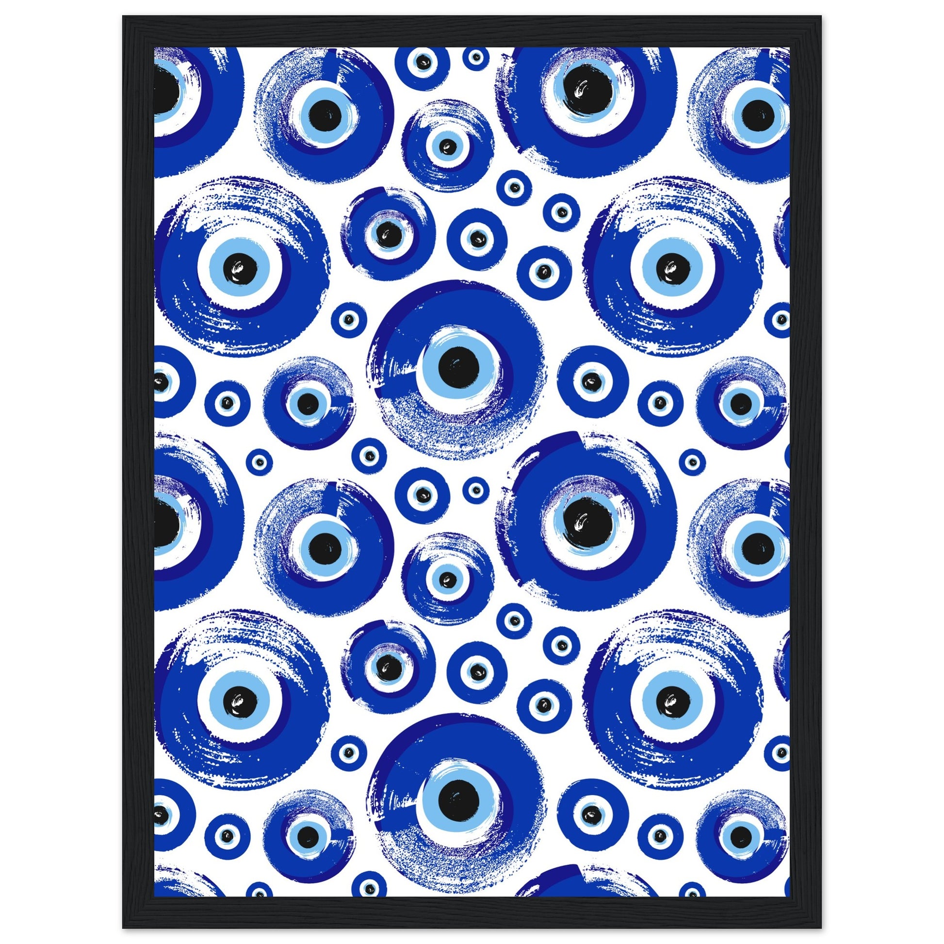 evil eye framed art print