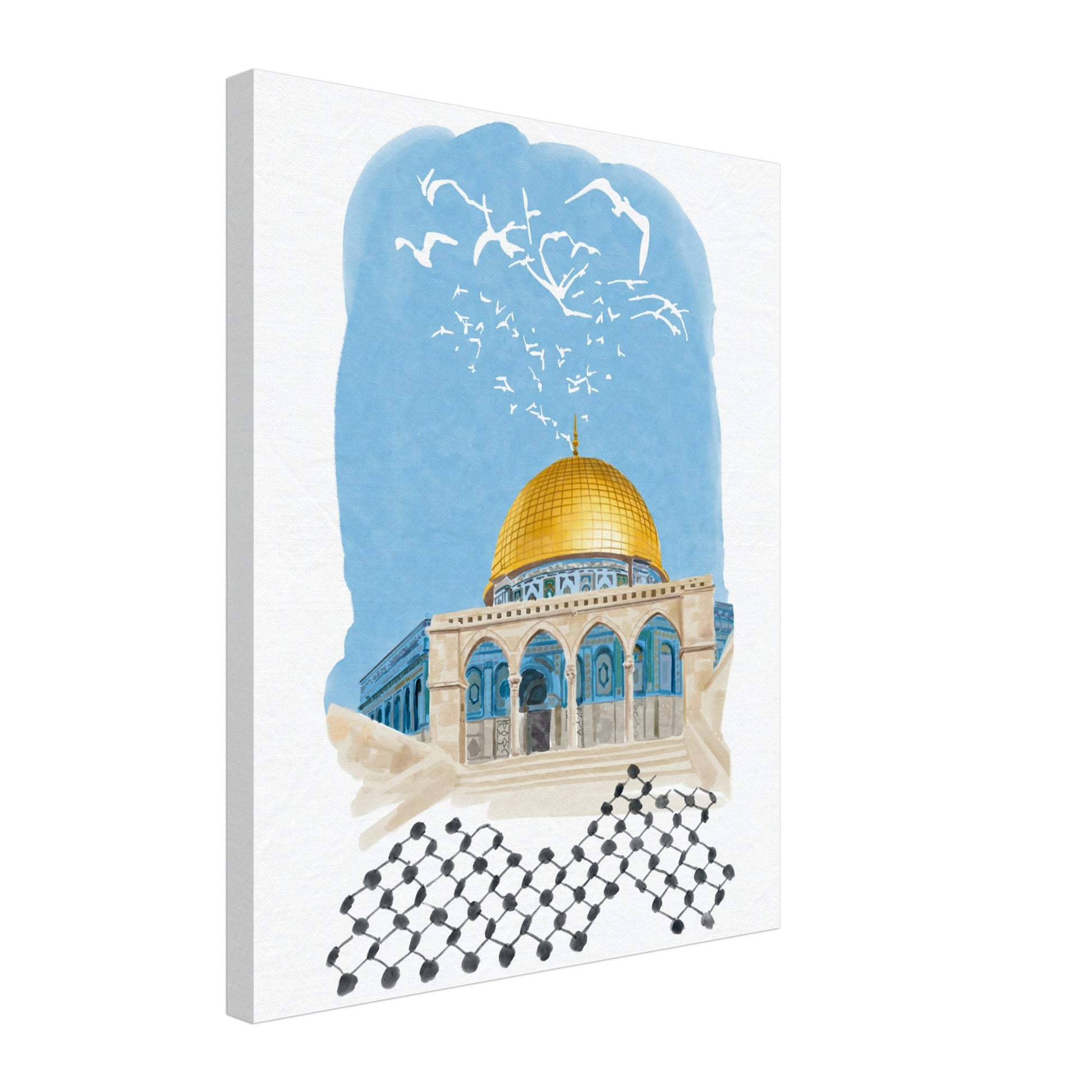 dome of the rock canvas