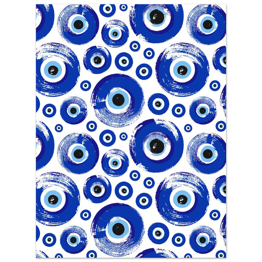 evil eye art print