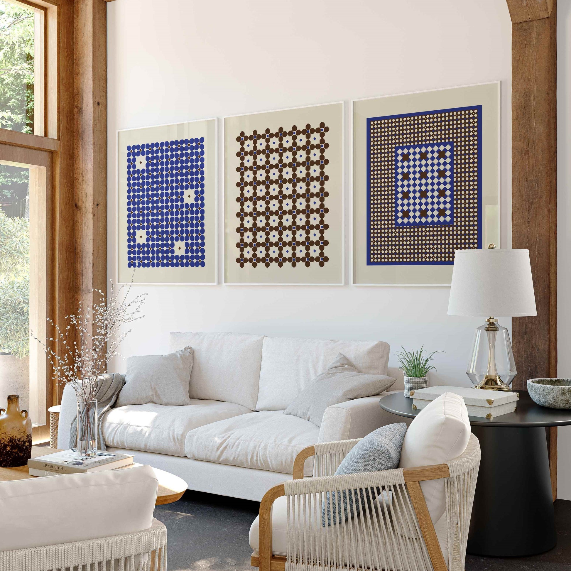 modern geometric wall art 