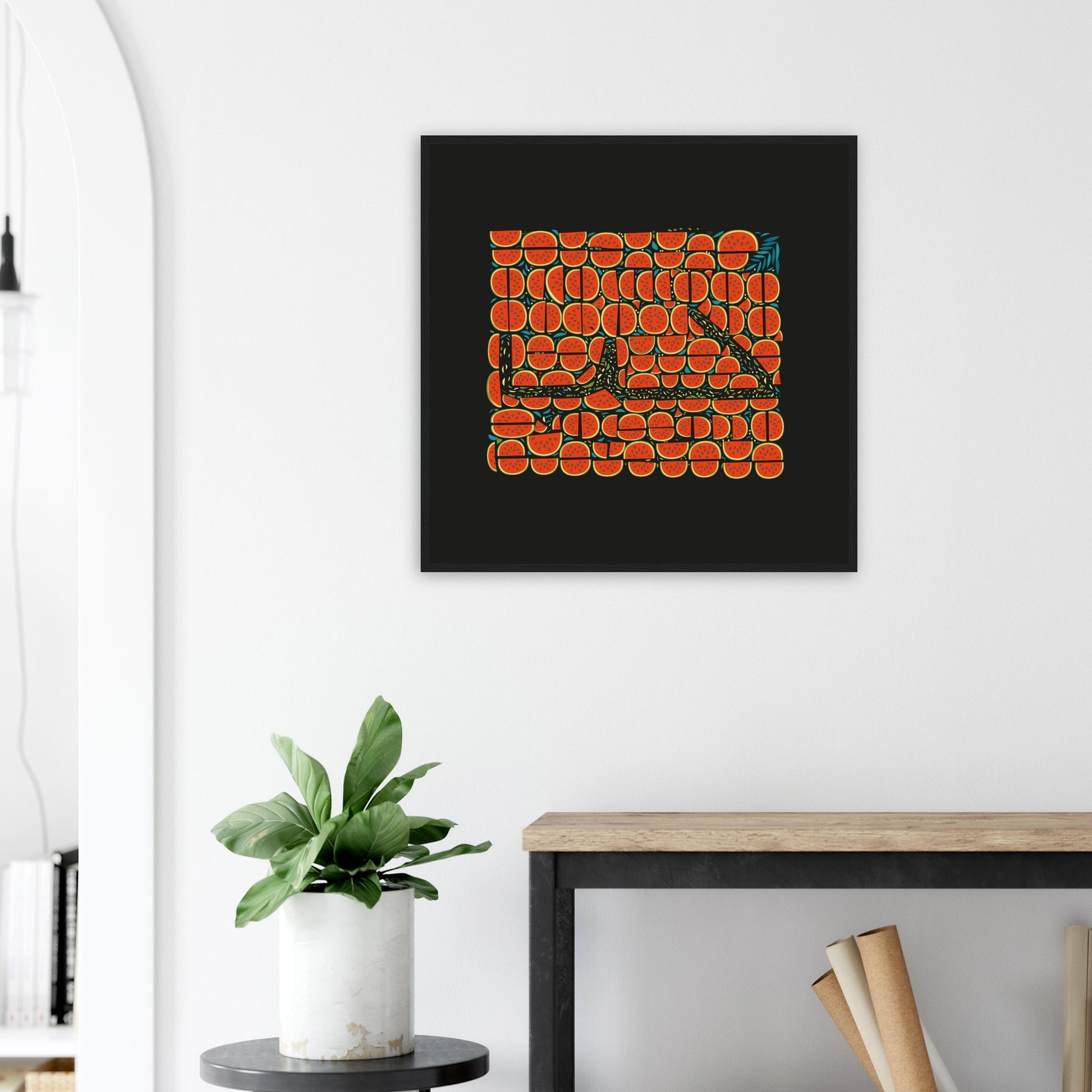 watermelon wall art